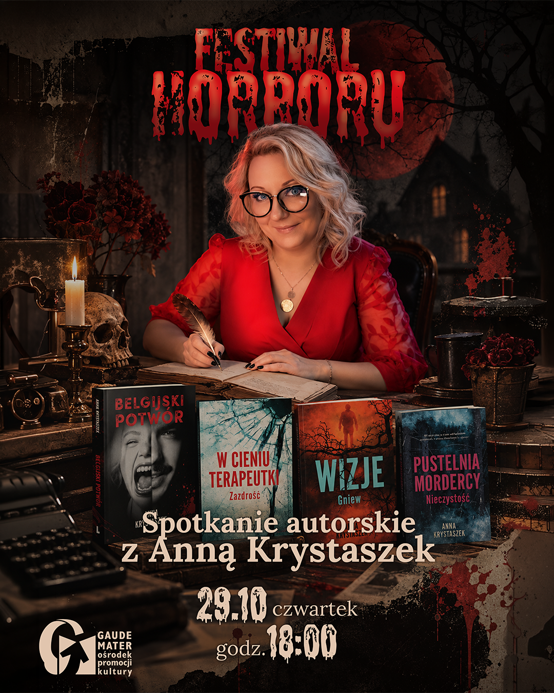 Horror Festival: Literary meeting with Anna Krystaszek, author of crime novels