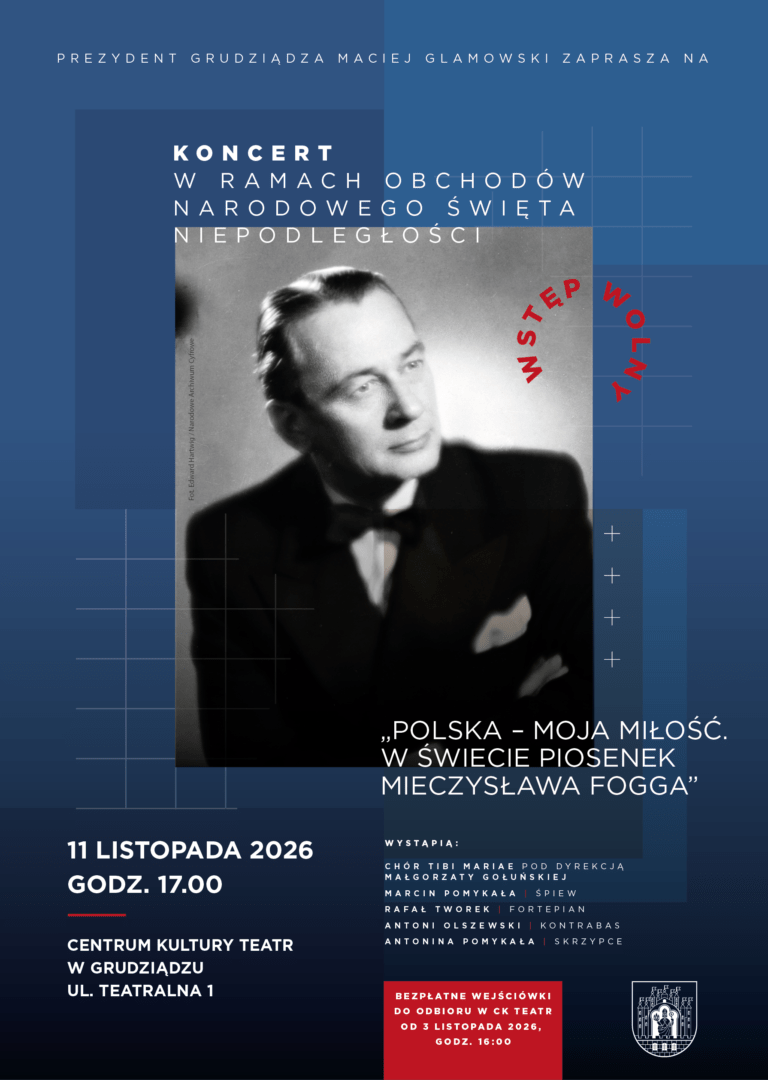 Concert on the occasion of the Regaining of Independence — “POLAND — MY LOVE. In the world of Mieczysław Fogg's songs”
