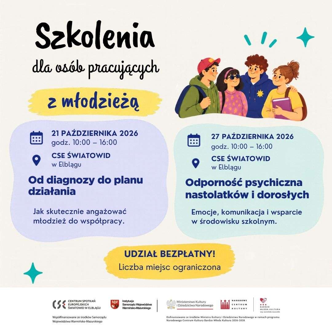 How to effectively engage young people and support their mental resilience? Free training in CSE “Światowid”