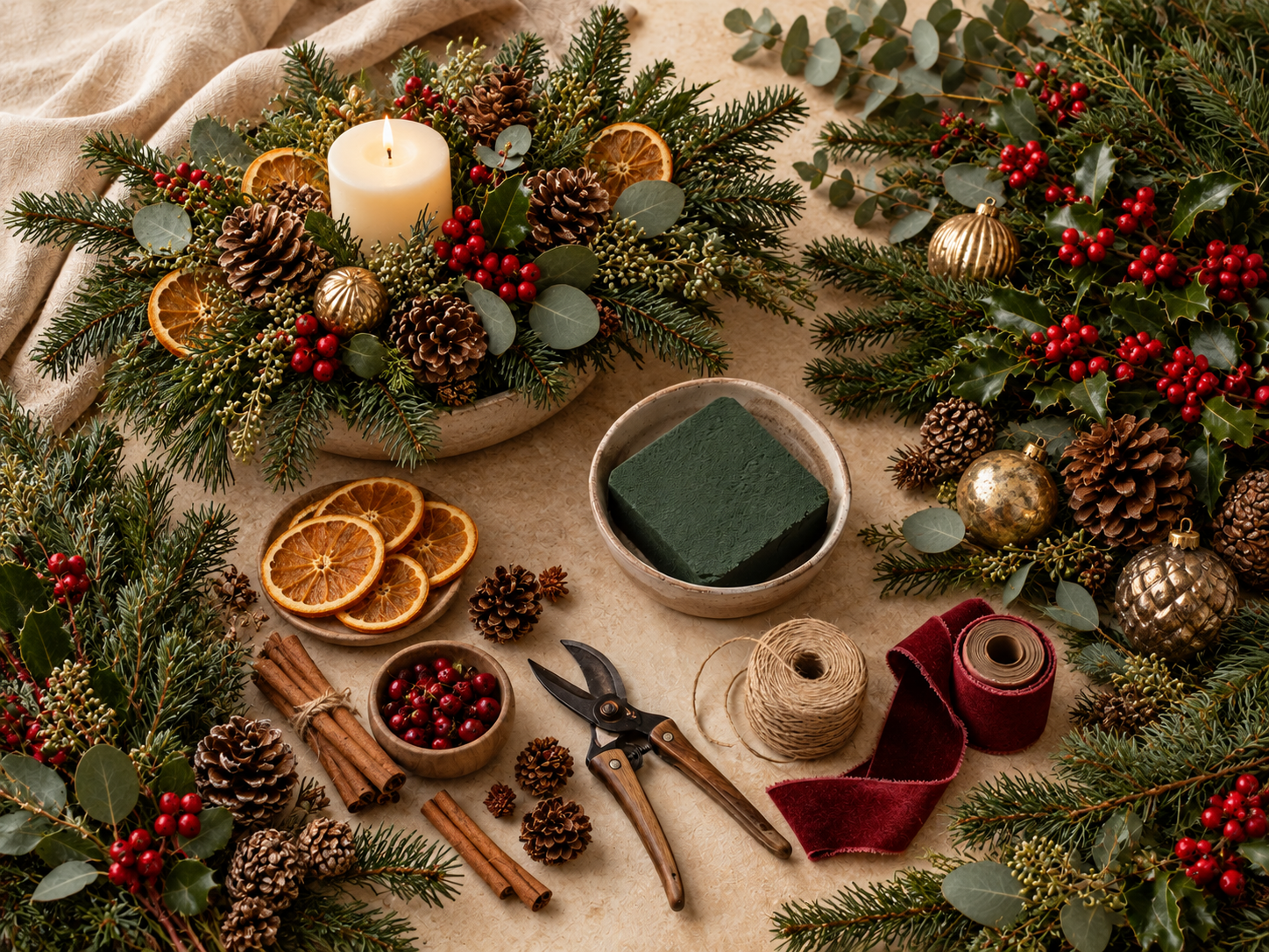 SLOW ART: FLOWERS IN PROCESS — CHRISTMAS WORKSHOP
