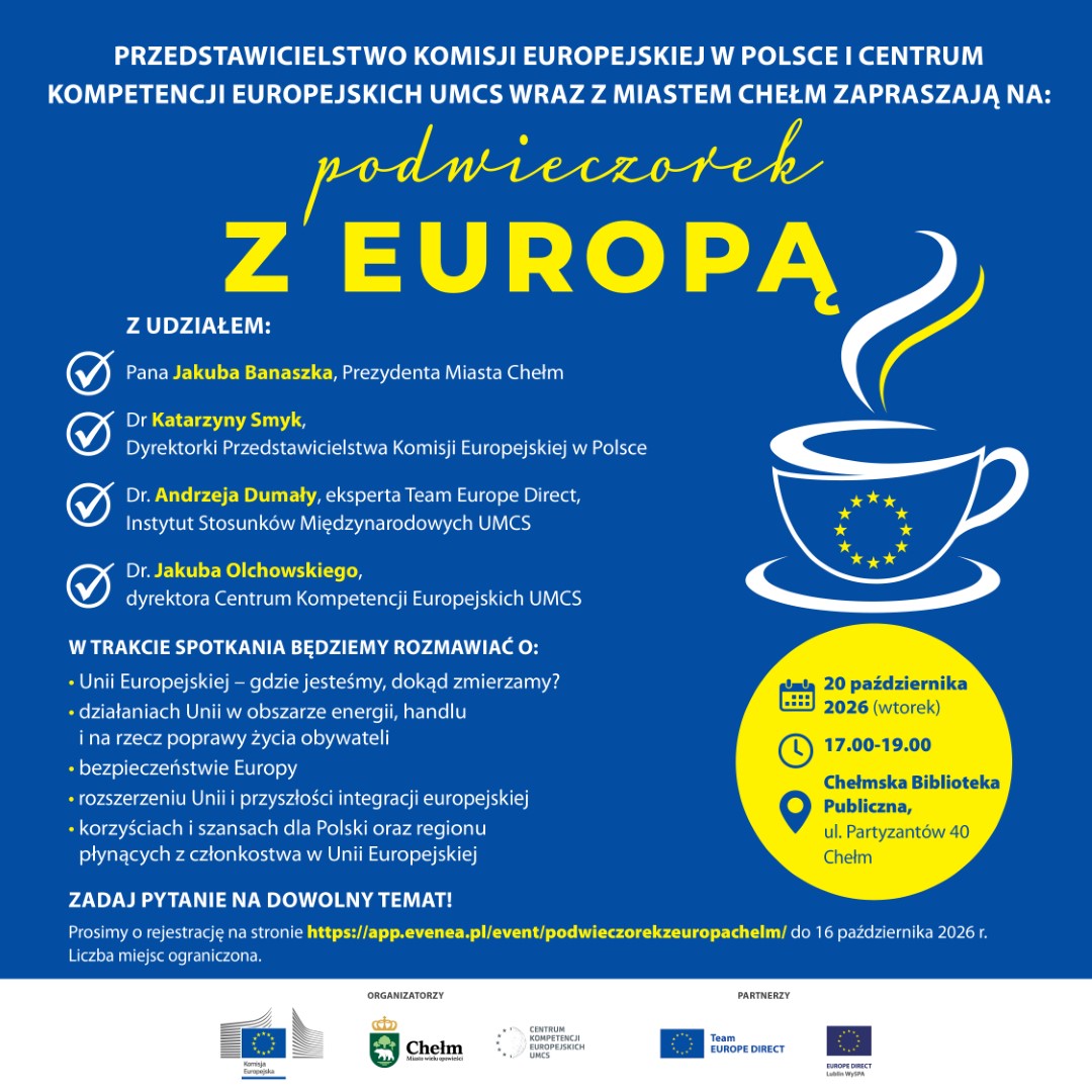 Afternoon tea with Europe in Chełm