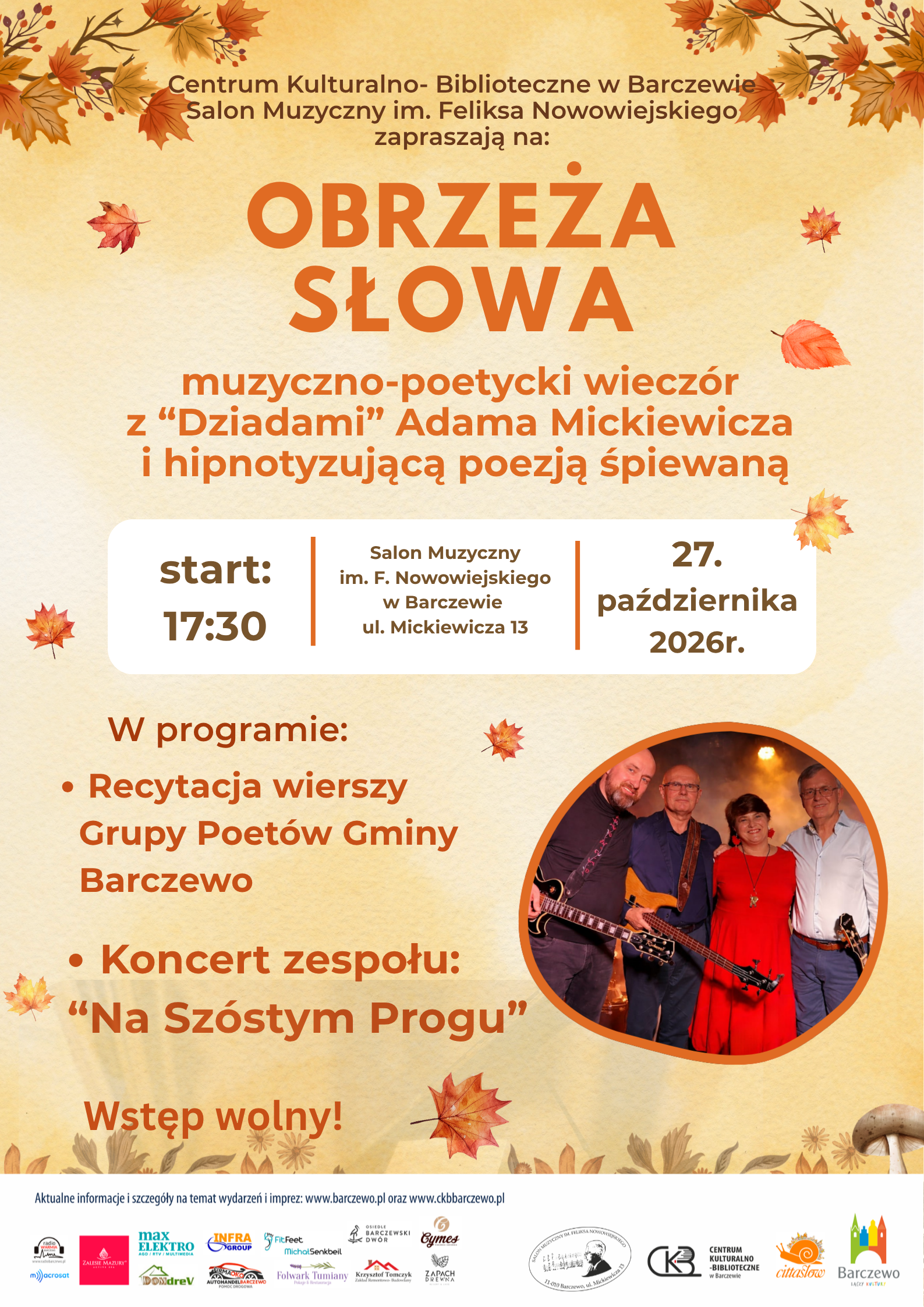 Musical and poetic evening “The Edge of the Word”