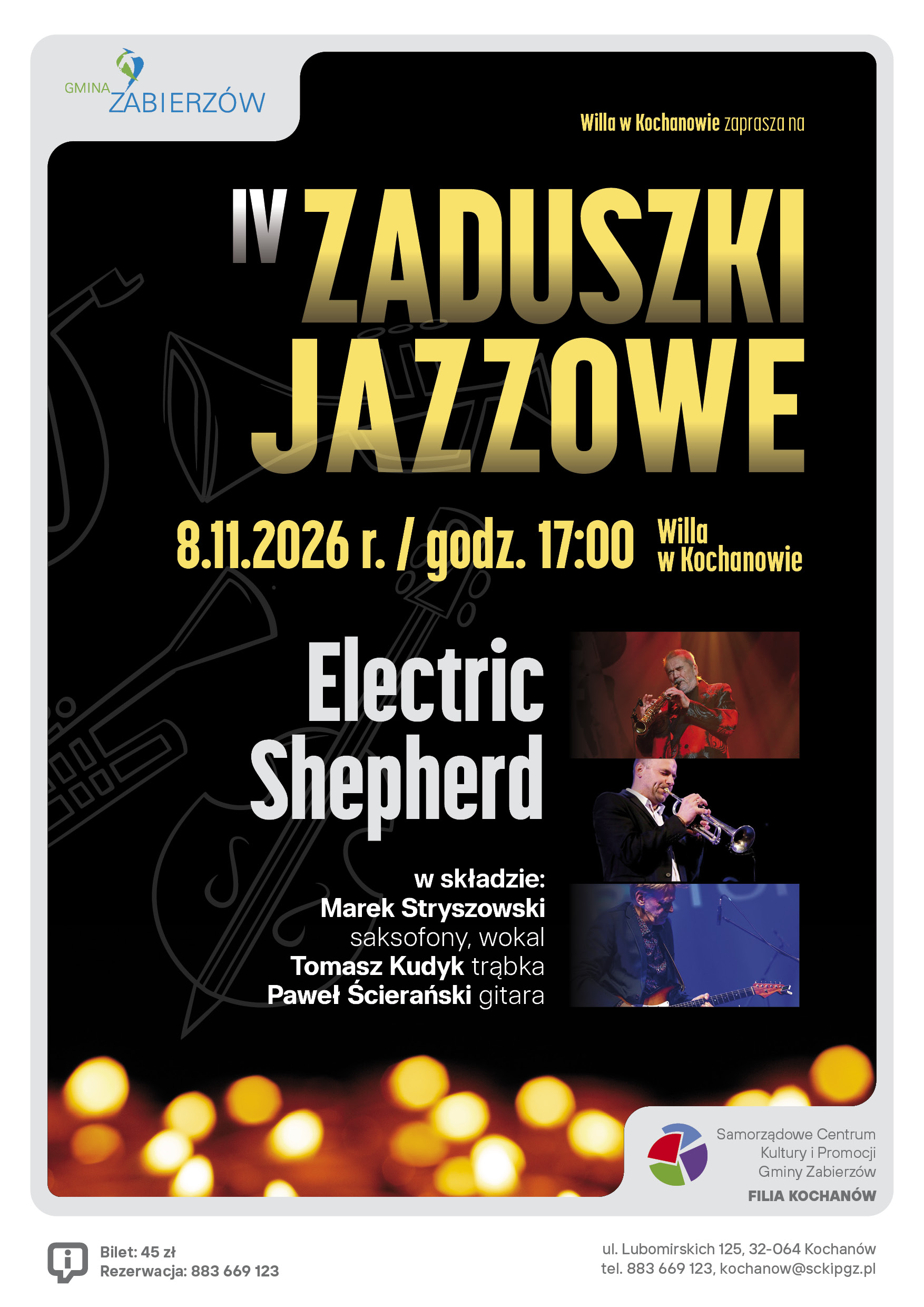 Jazz Zaduszki in Villa in Kochanowo