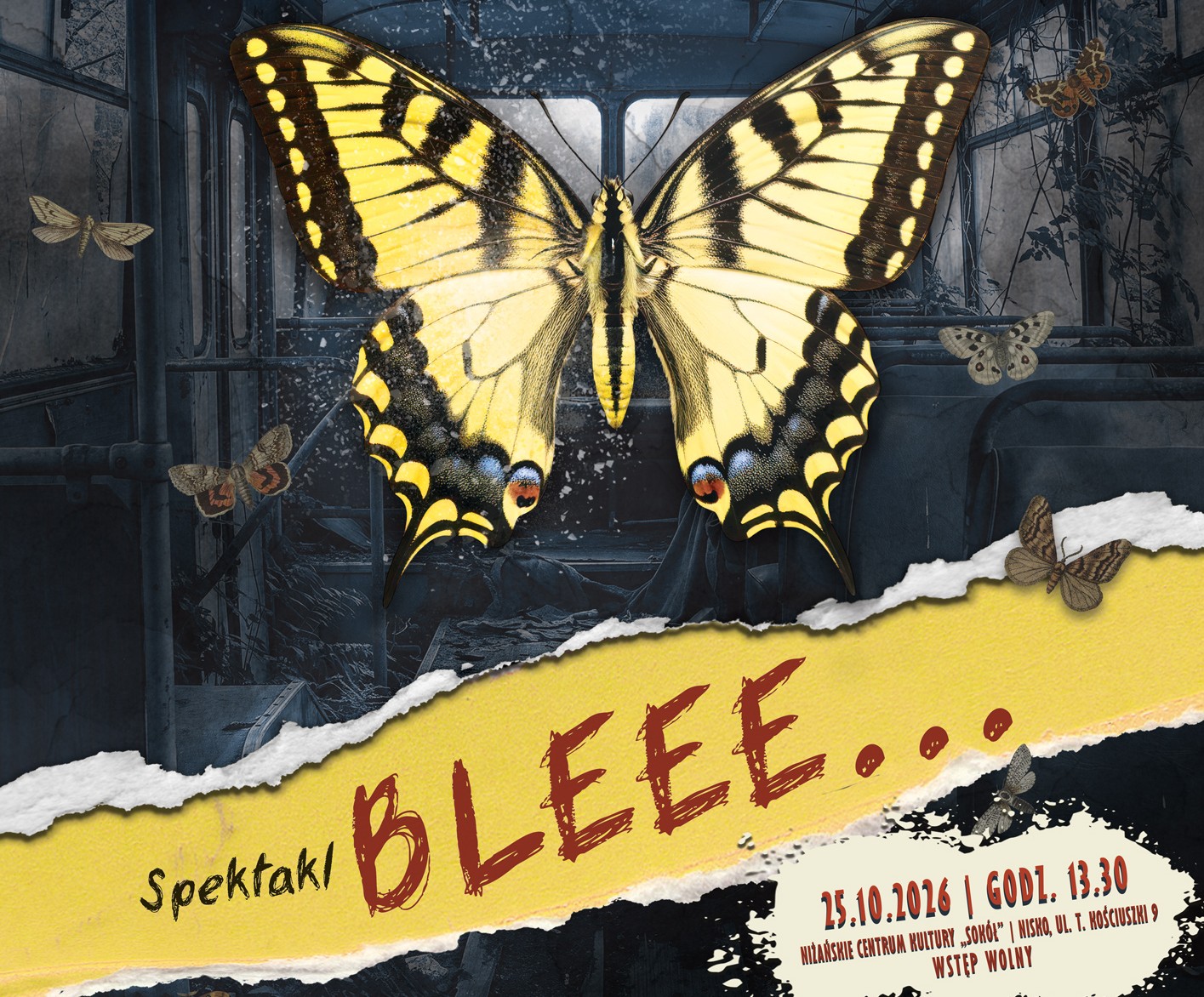 The performance “BLEE...” for the second time in Nisko