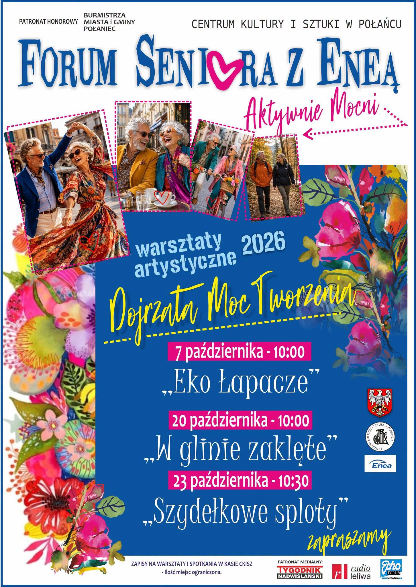 Creatively and actively - we invite Seniors to artistic workshops