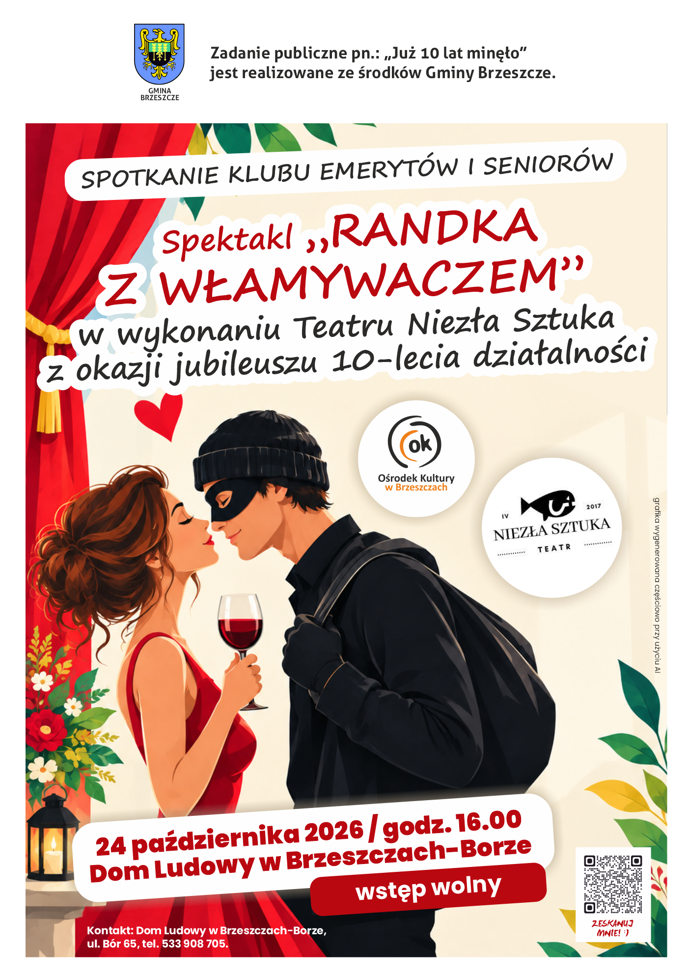 MEETING OF THE CLUB OF PENSIONERS AND SENIORS - THE SHOW “DATE WITH A BURGLAR”