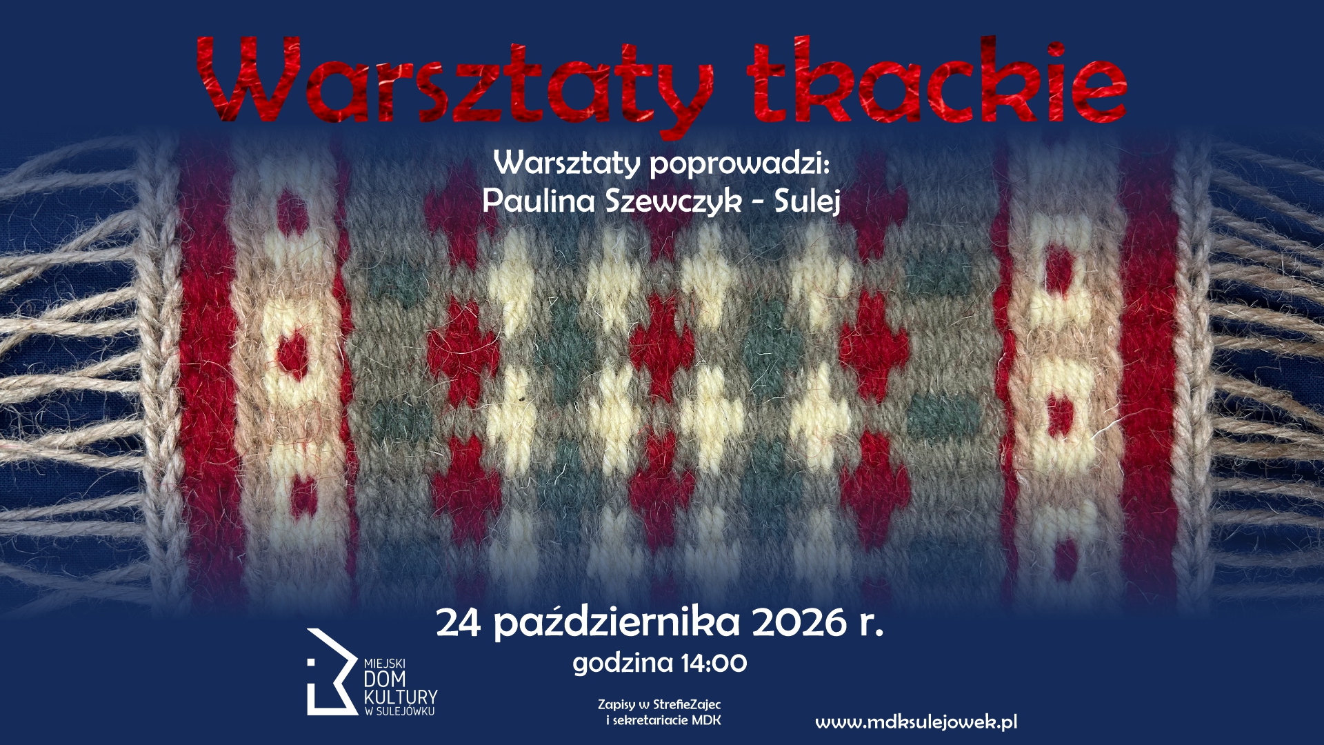 Weaving workshop with Paulina Szewczyk-Sulej