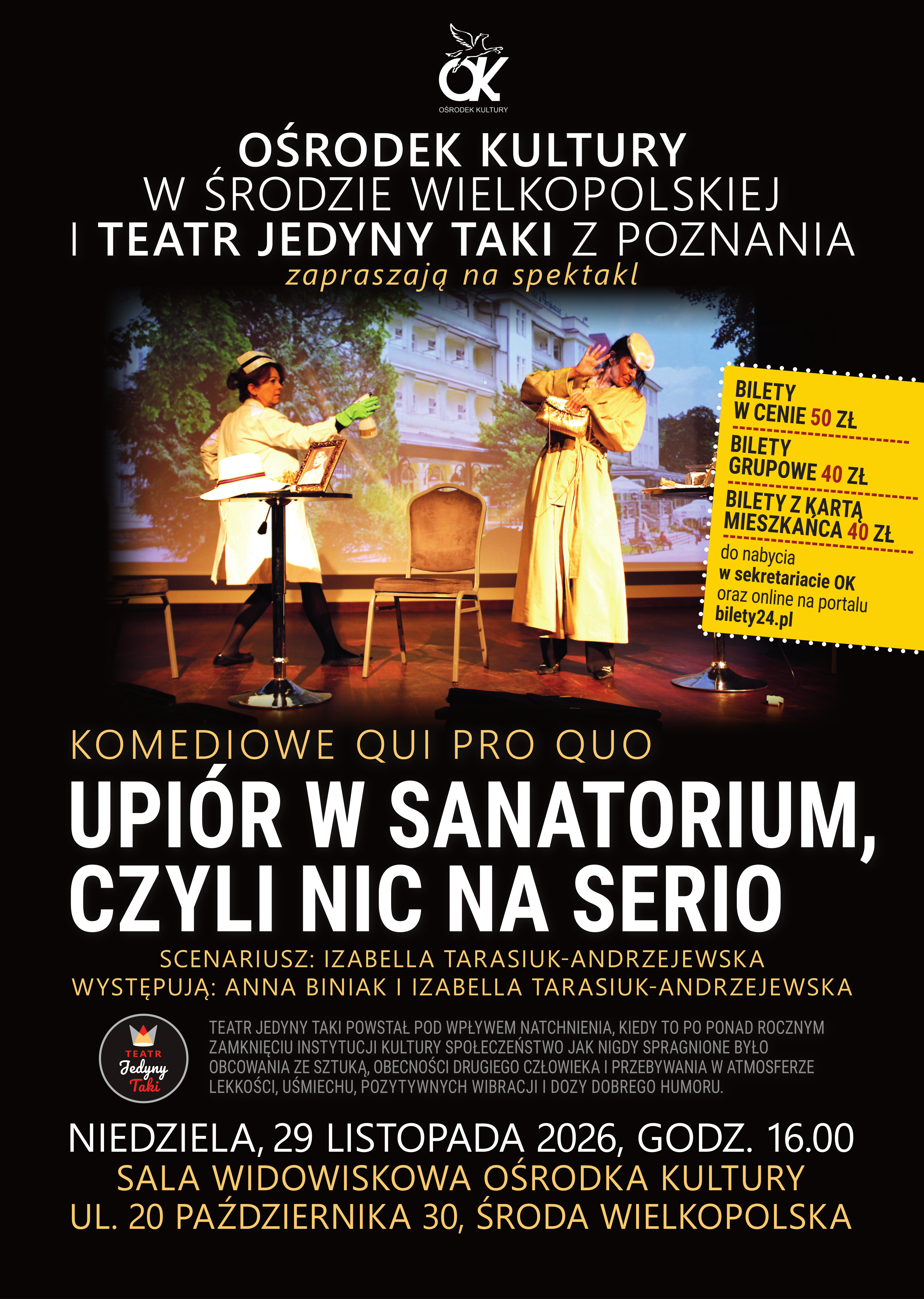 The play “Phantom in the sanatorium, or nothing for real”