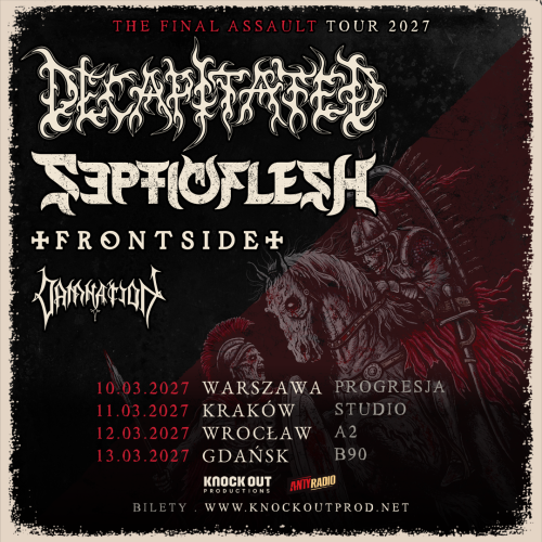 SEPTICFLESH + DECAPITATED + FRONTSIDE + DAMNATION