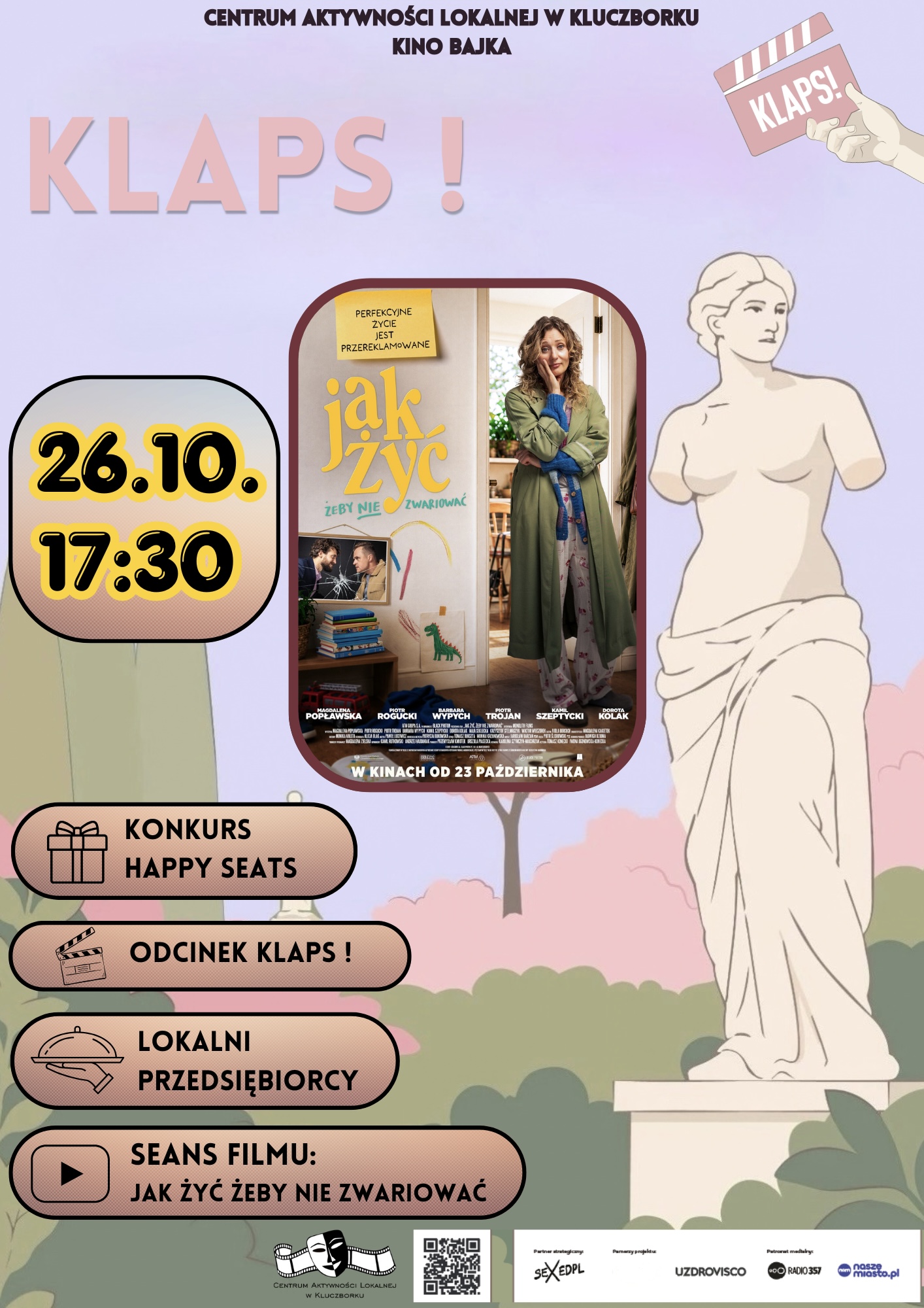 KLAPS / Kino Kobiet: Jak żyć, żeby nie zwariować
