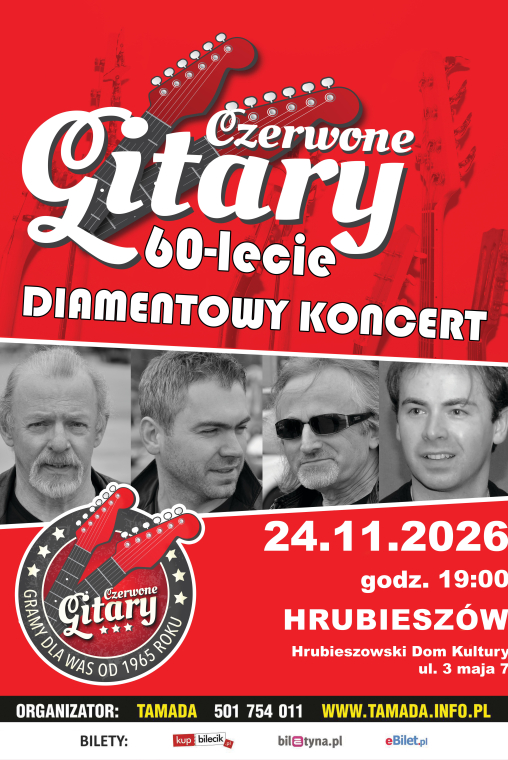 RED GUITARS. Diamond concert of the 60th anniversary for the encore