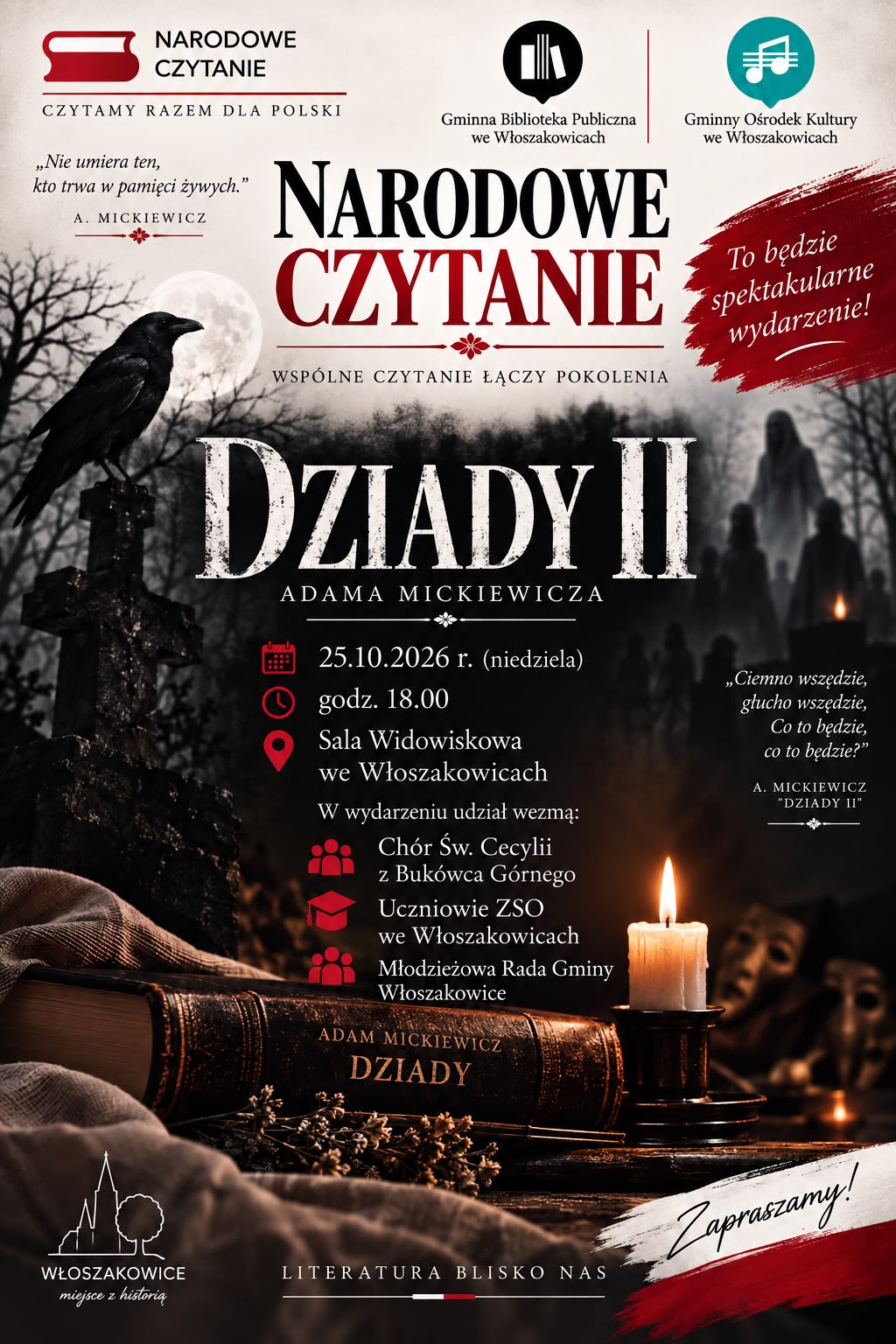 Narodowe Czytanie – „Dziady cz. II”