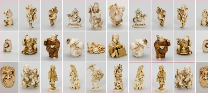 Japan in miniature. Bone netsuke and okimono. Collection of Danuta Pawłowska-Seyda and Marek Seyda in the collections of MNS