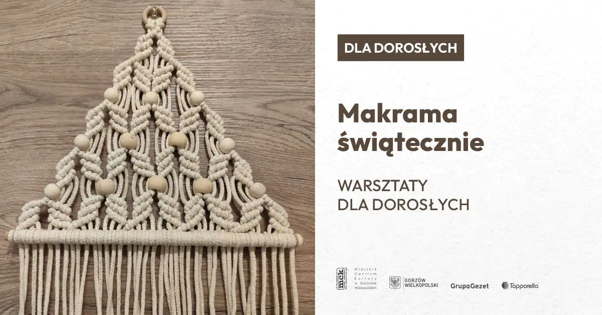 Macrame for Christmas — workshops for adults
