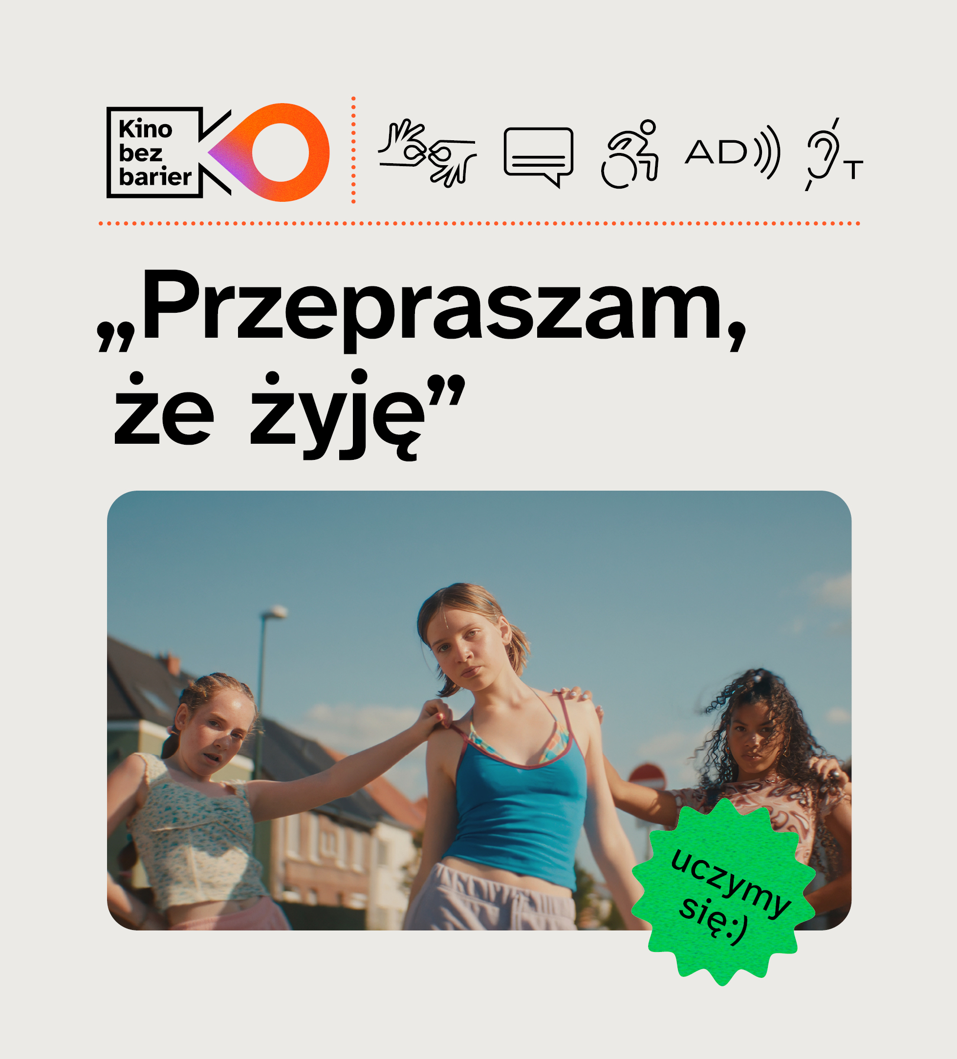 Cinema without barriers: Sorry I'm alive + meeting (AD + CC + PJM) | as part of the Ale Kino Festival!