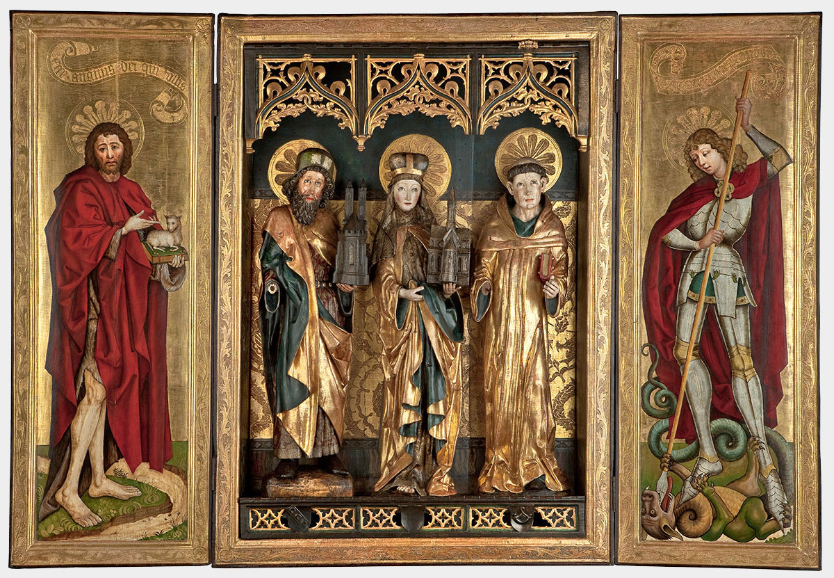 Silesian Gothic retabula and their second life in the 20th century
