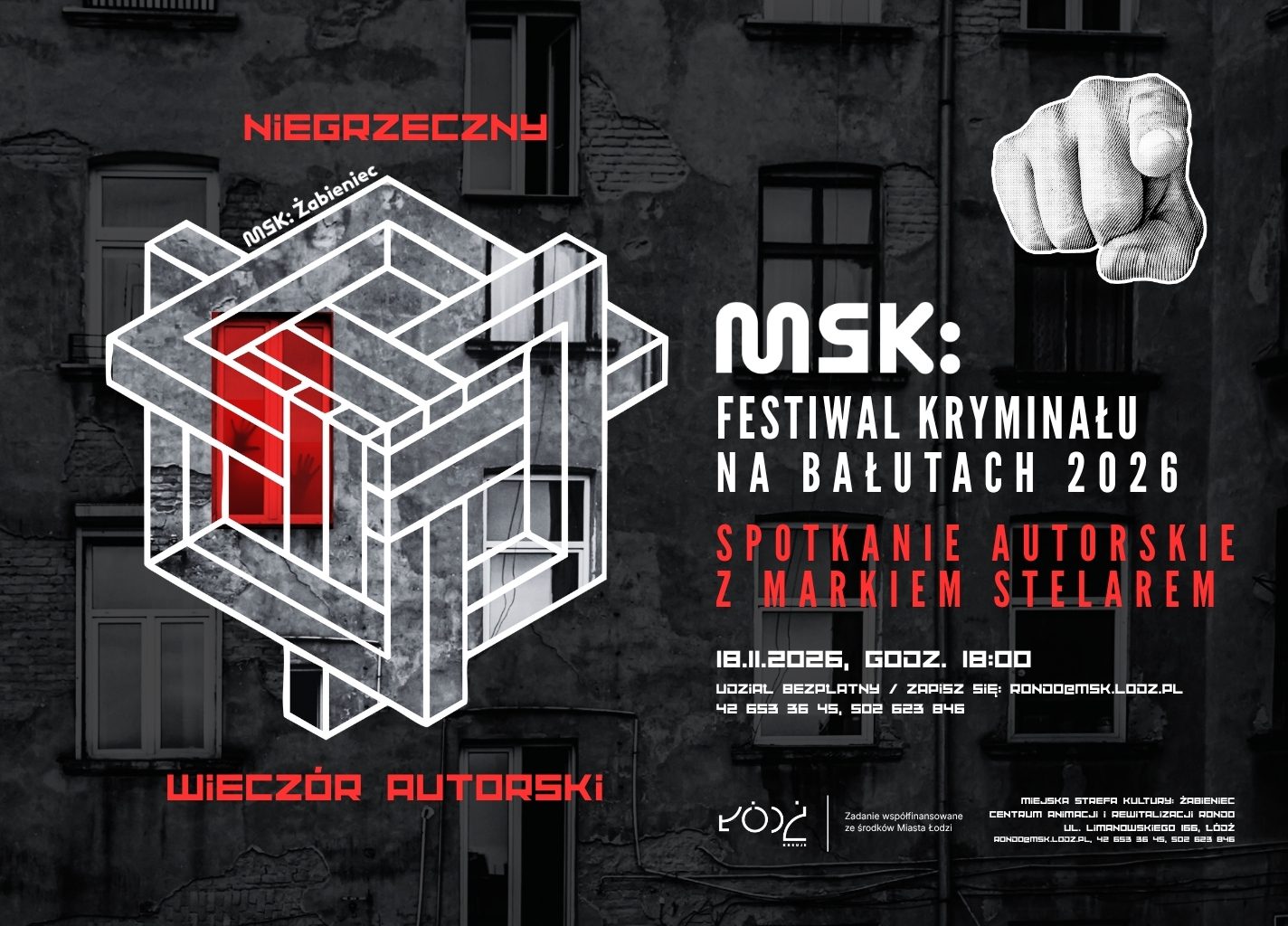 Author's meeting with Mark Stelar as part of the Crime Festival