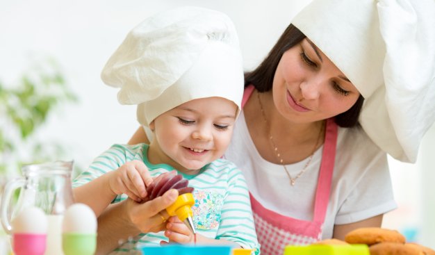 Family from the kitchen