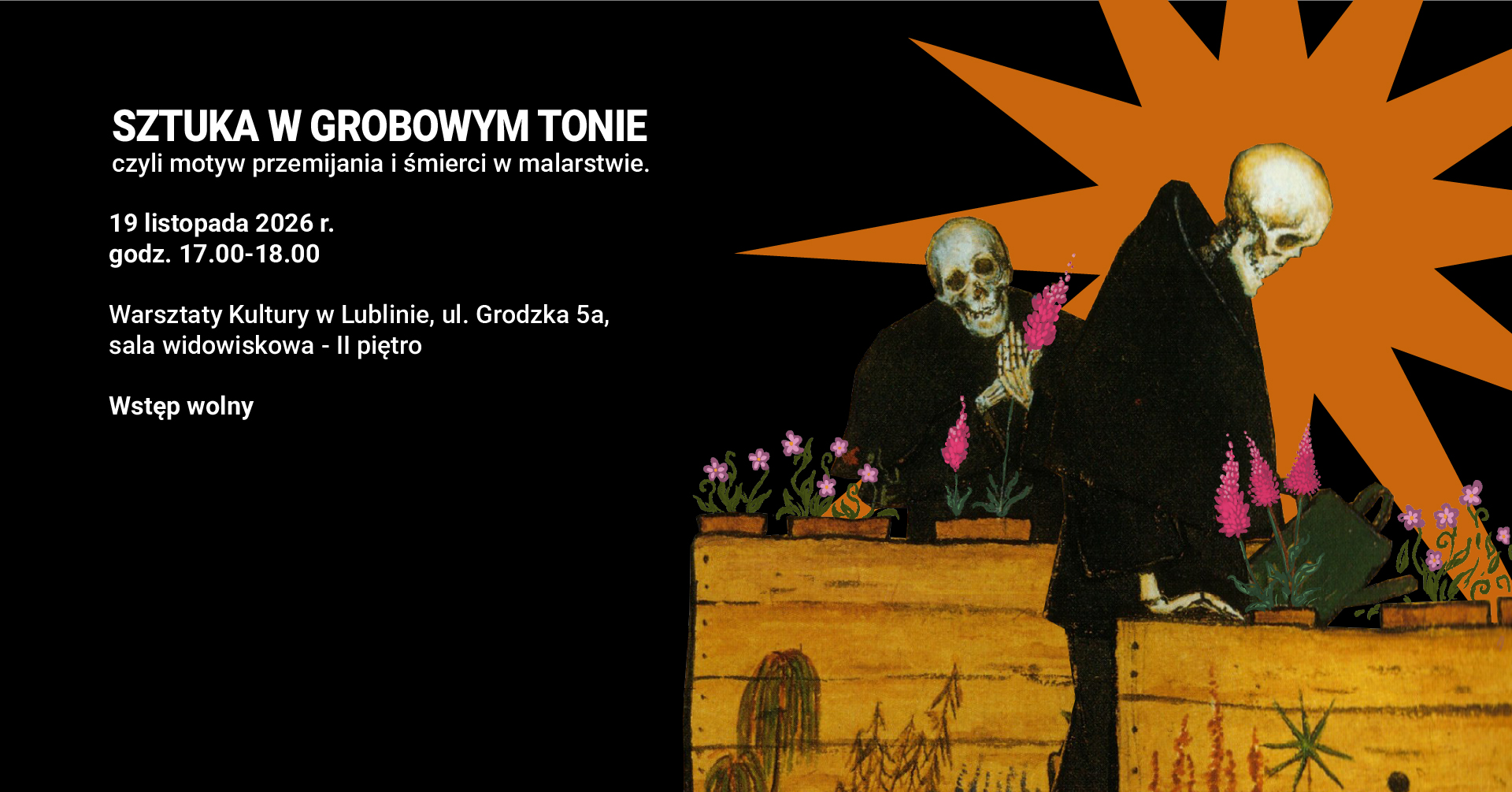 Art in grave tone, or the theme of passing and death in painting | lecture