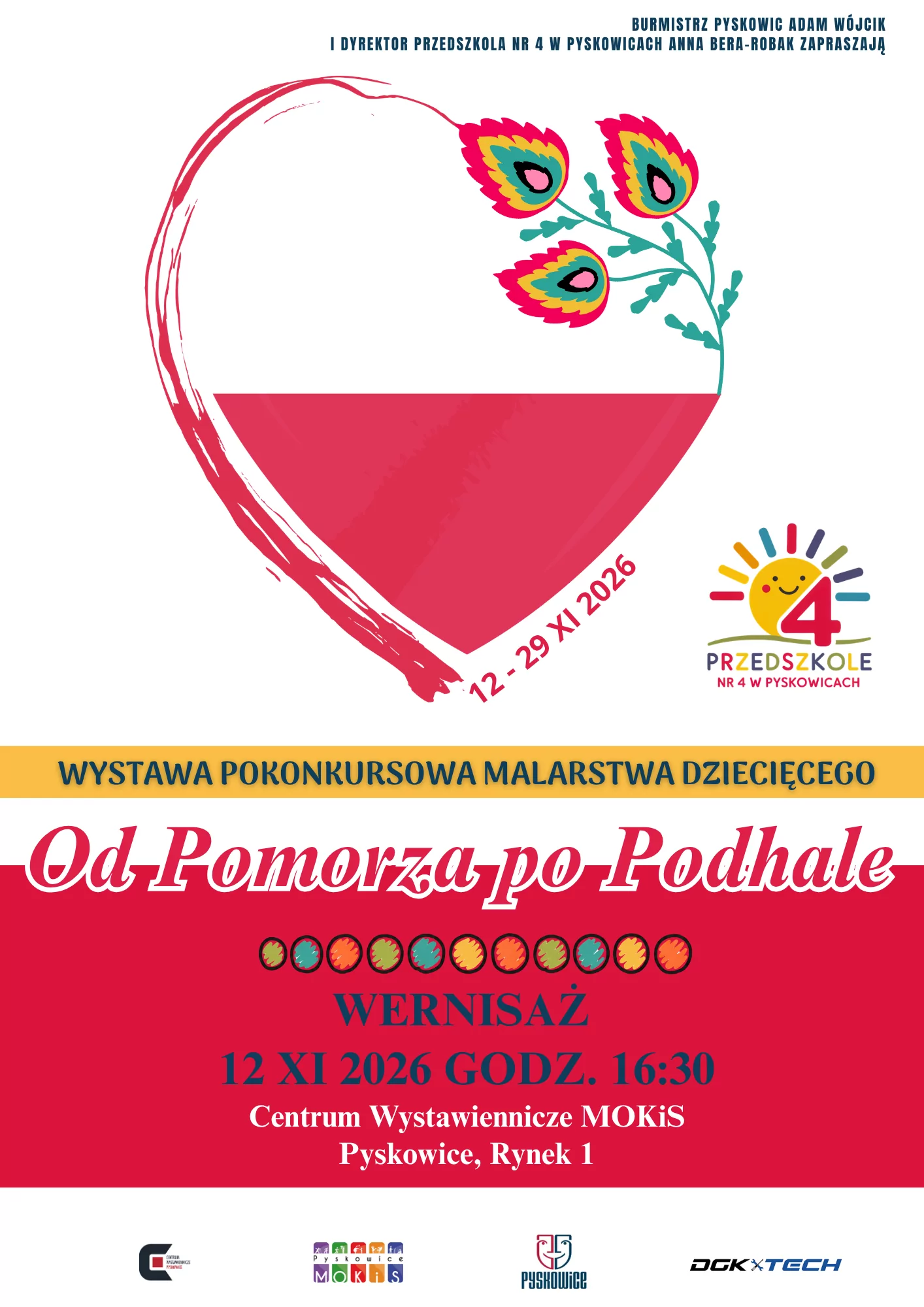 Post-competition exhibition of children's painting entitled “From Pomerania to Podhale”.