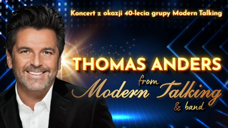 Thomas Anders from Modern Talking & Band. A special concert to celebrate the 40th anniversary of the Modern Talking group.