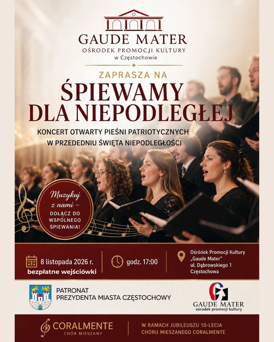 Singing for the Independent — a concert of patriotic songs