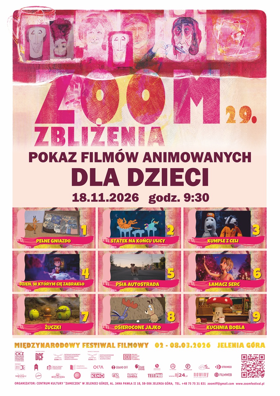 ANIMATED FILM SCREENING FOR CHILDREN WITH 29. MFF ZOOM-CLOSE-UP 2026