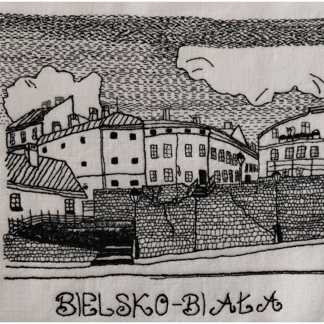 Bielsko-Biała with painted embroidery — exhibition opening