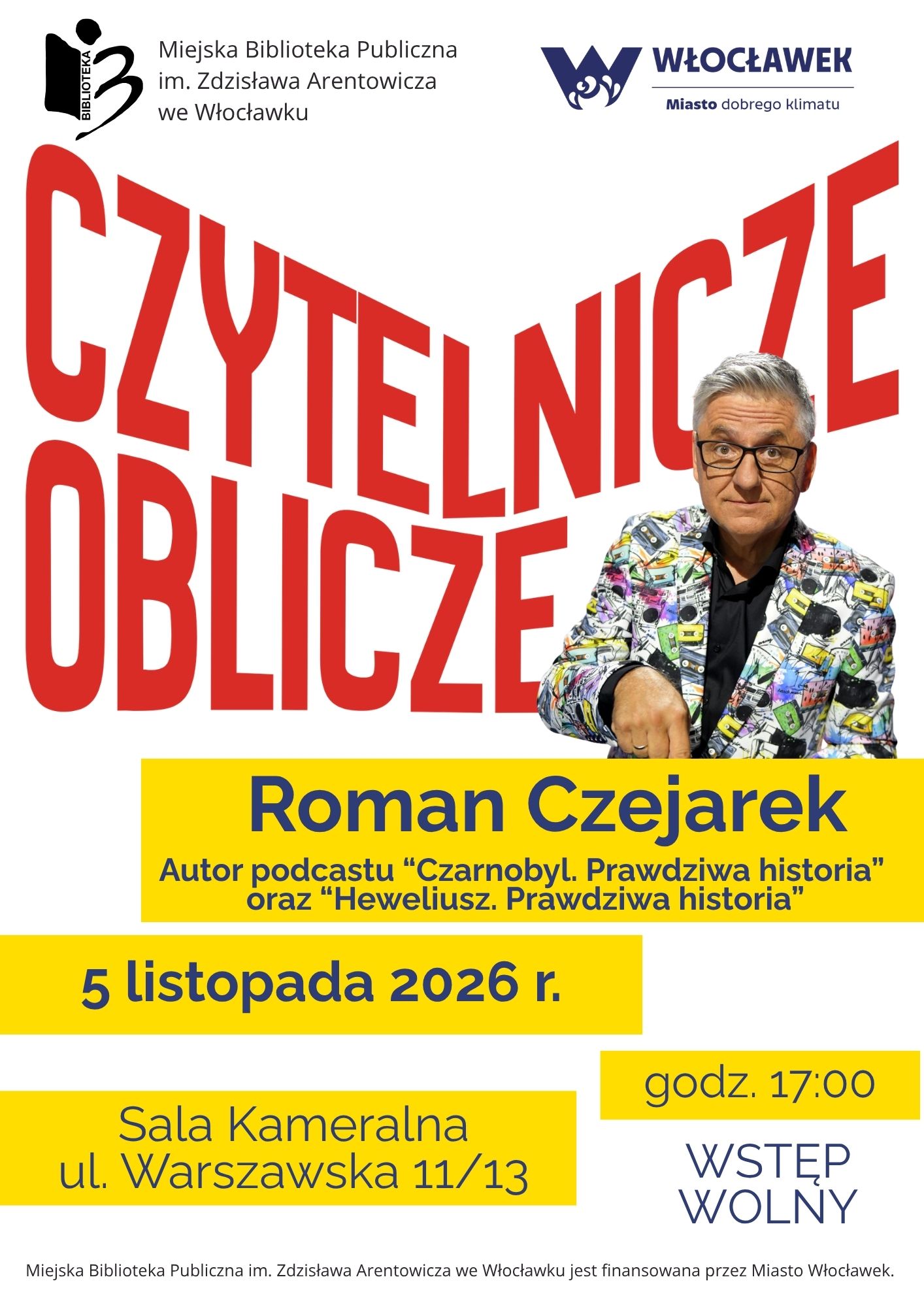 Author's meeting from the series “The Reading Face” with Roman Czejarek