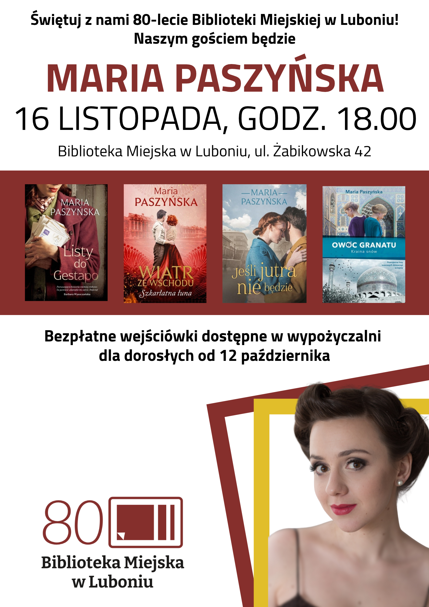 Author's meeting — Maria Paszyńska