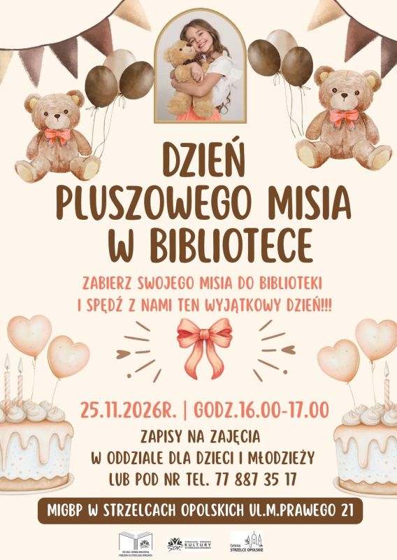 Teddy Bear Day in the library — we invite the youngest readers!