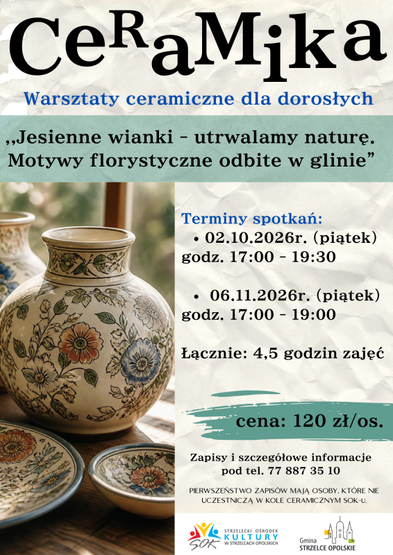 Pottery workshops for adults
