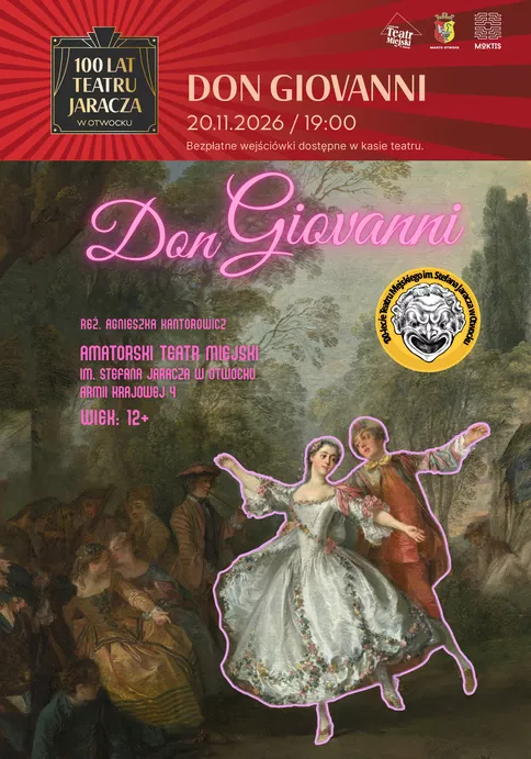 A performance of the Stefan Jaracz Amateur City Theatre: don giovanni dir. Agnieszka Kantorowicz