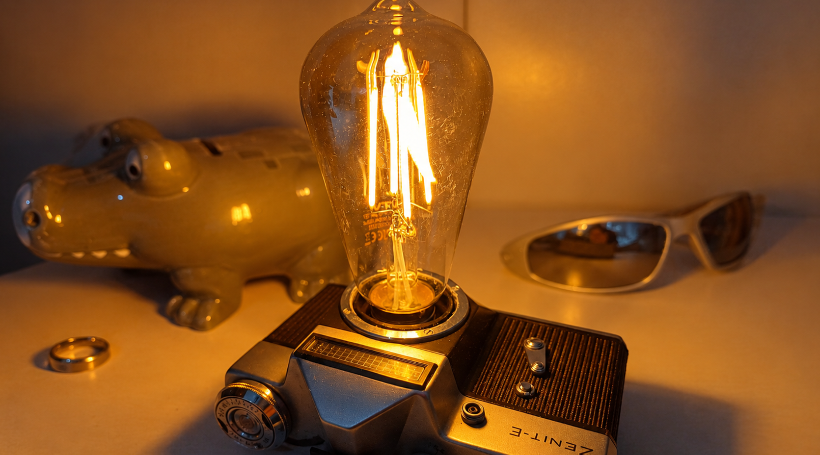 Opening of the exhibition of vintage and retro lamps “Lampki Tata” in PLOCIE