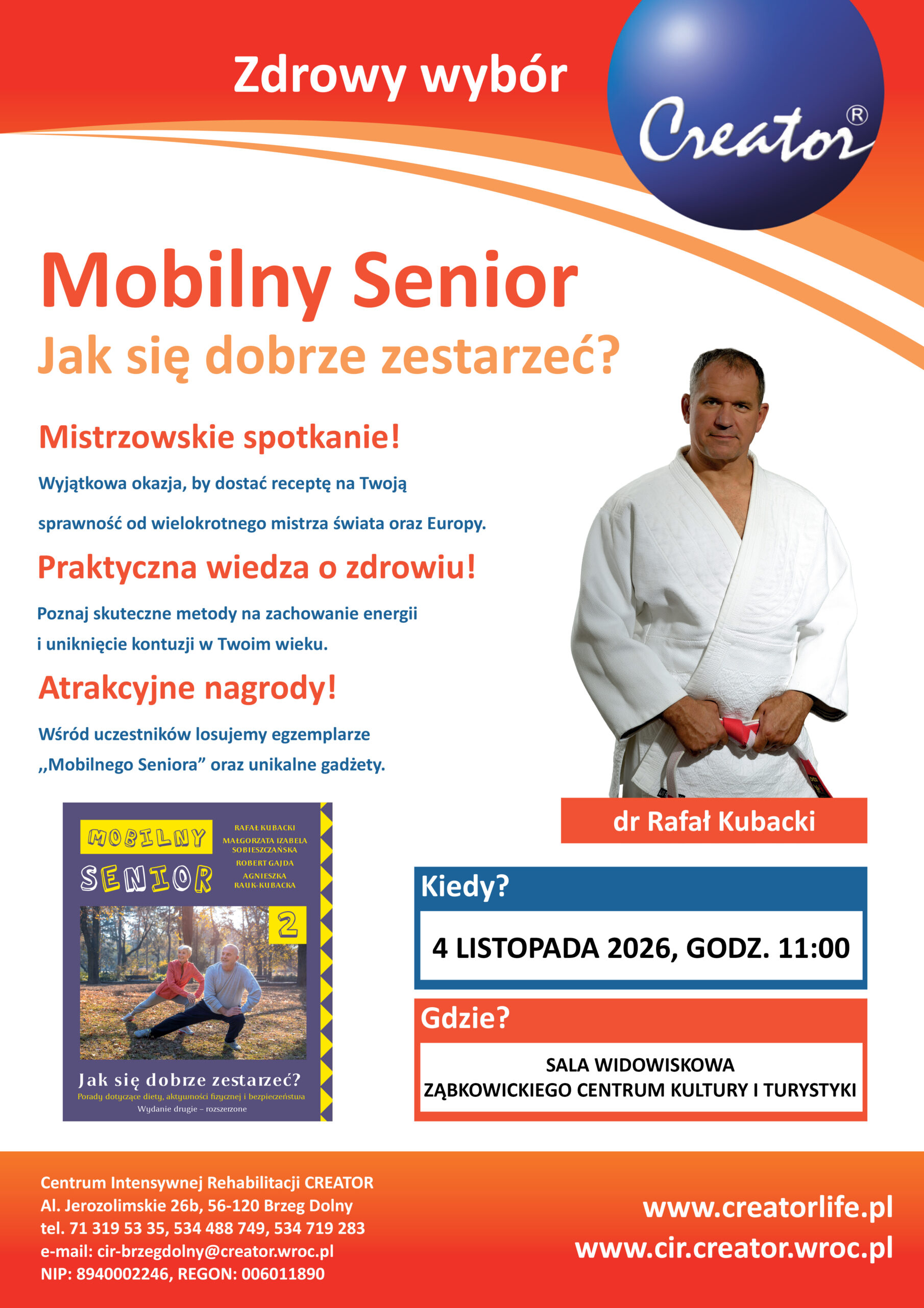 Meeting for seniors “Mobile Senior” — activity and health for years | Sala Widowiskowa