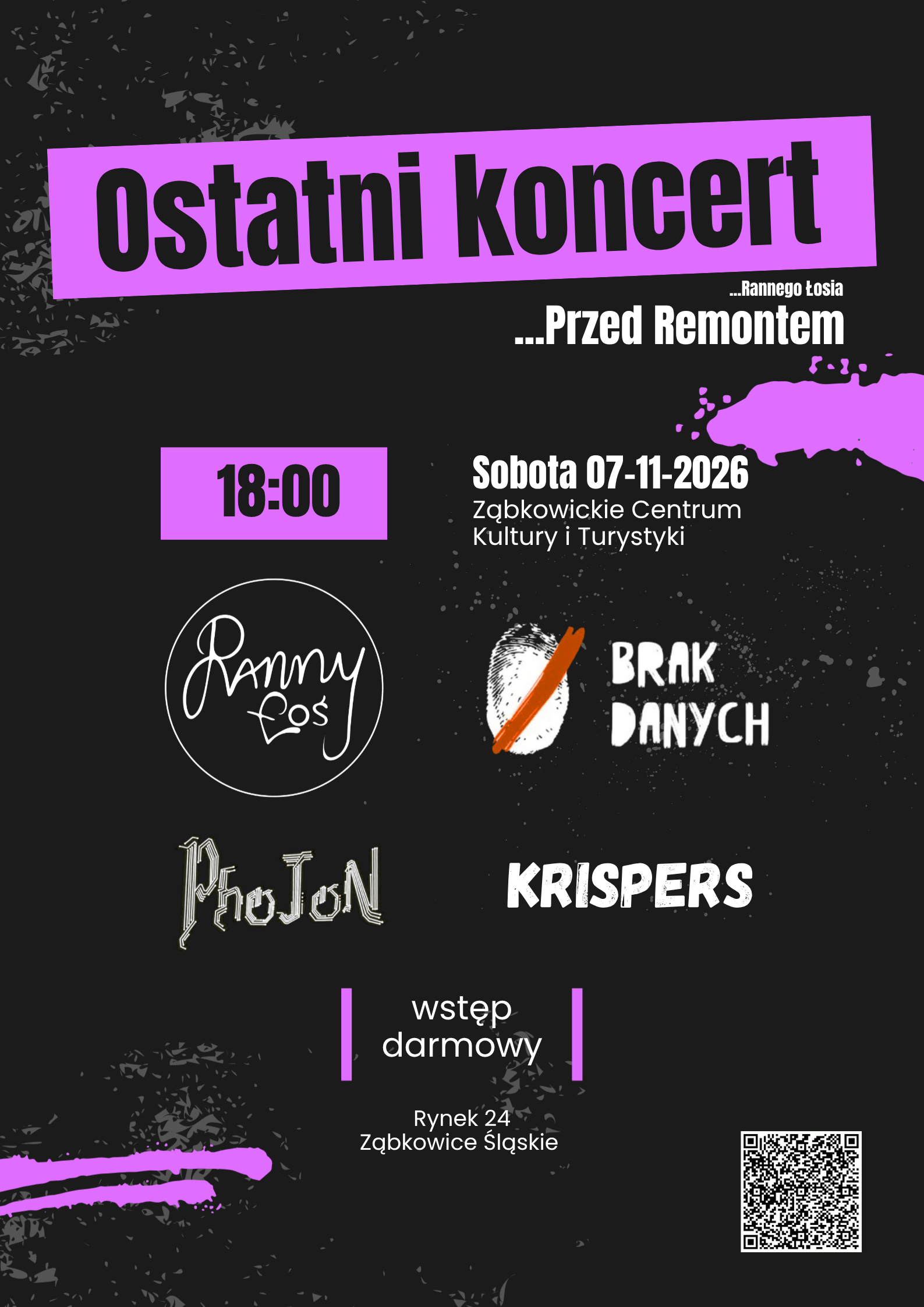 THE LAST CONCERT OF THE WOUNDED MOOSE | Sala Widowiskowa
