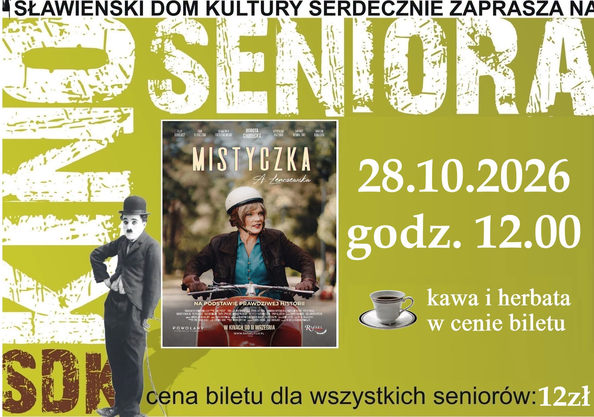 Senior Cinema — Mystic 28.10.2026