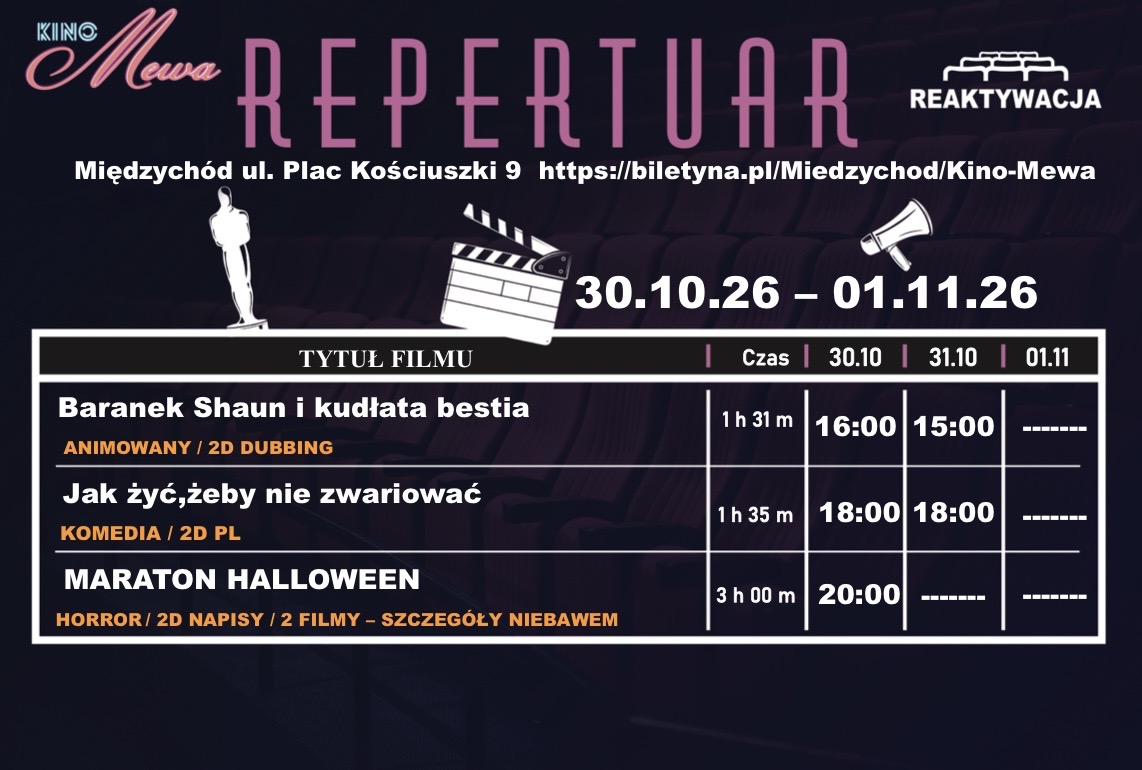 Halloween weekend at the MEWA Cinema in Międzychód