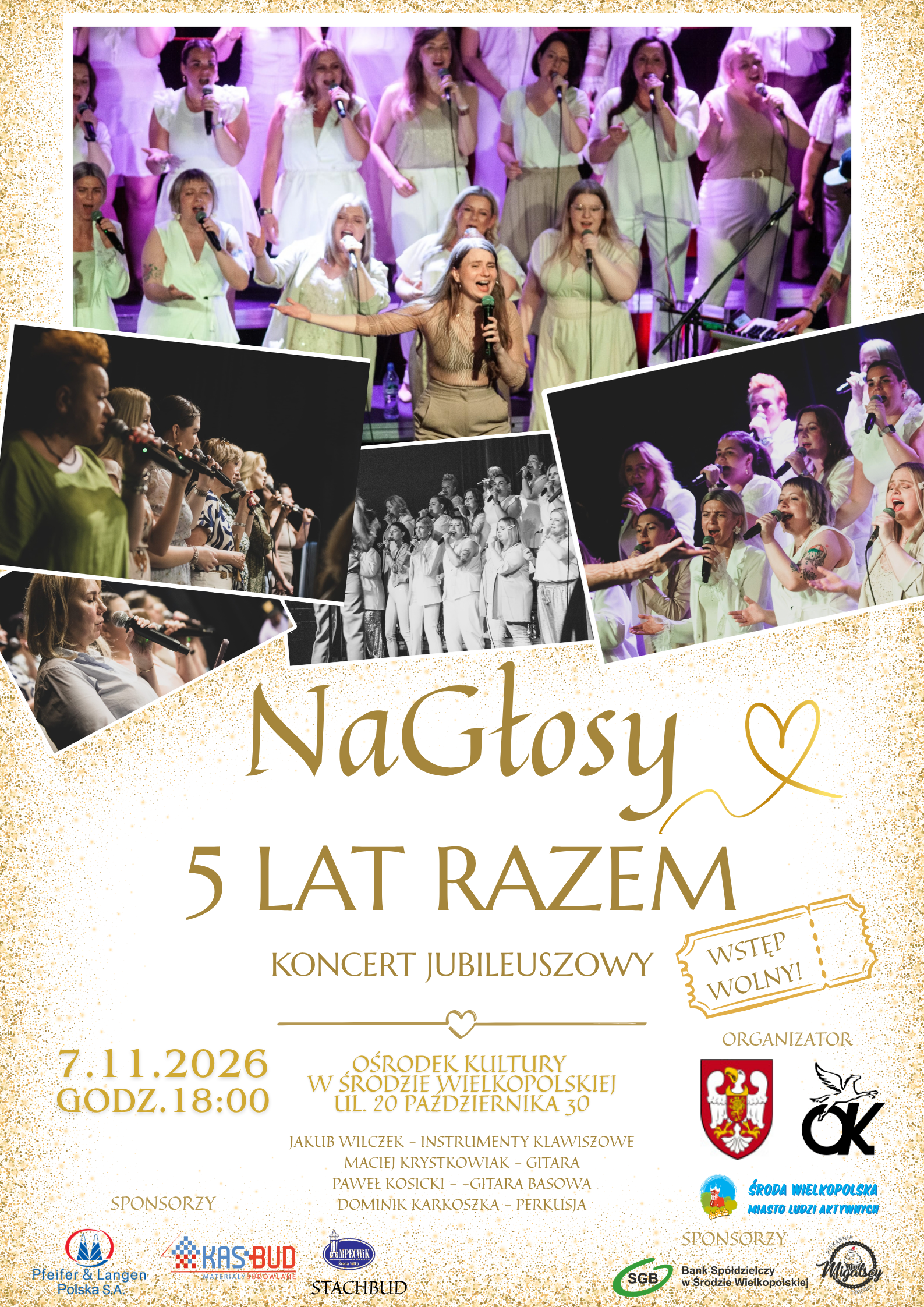 Jubilee Concert of the NAgŁOSY Choir: “5 YEARS TOGETHER”