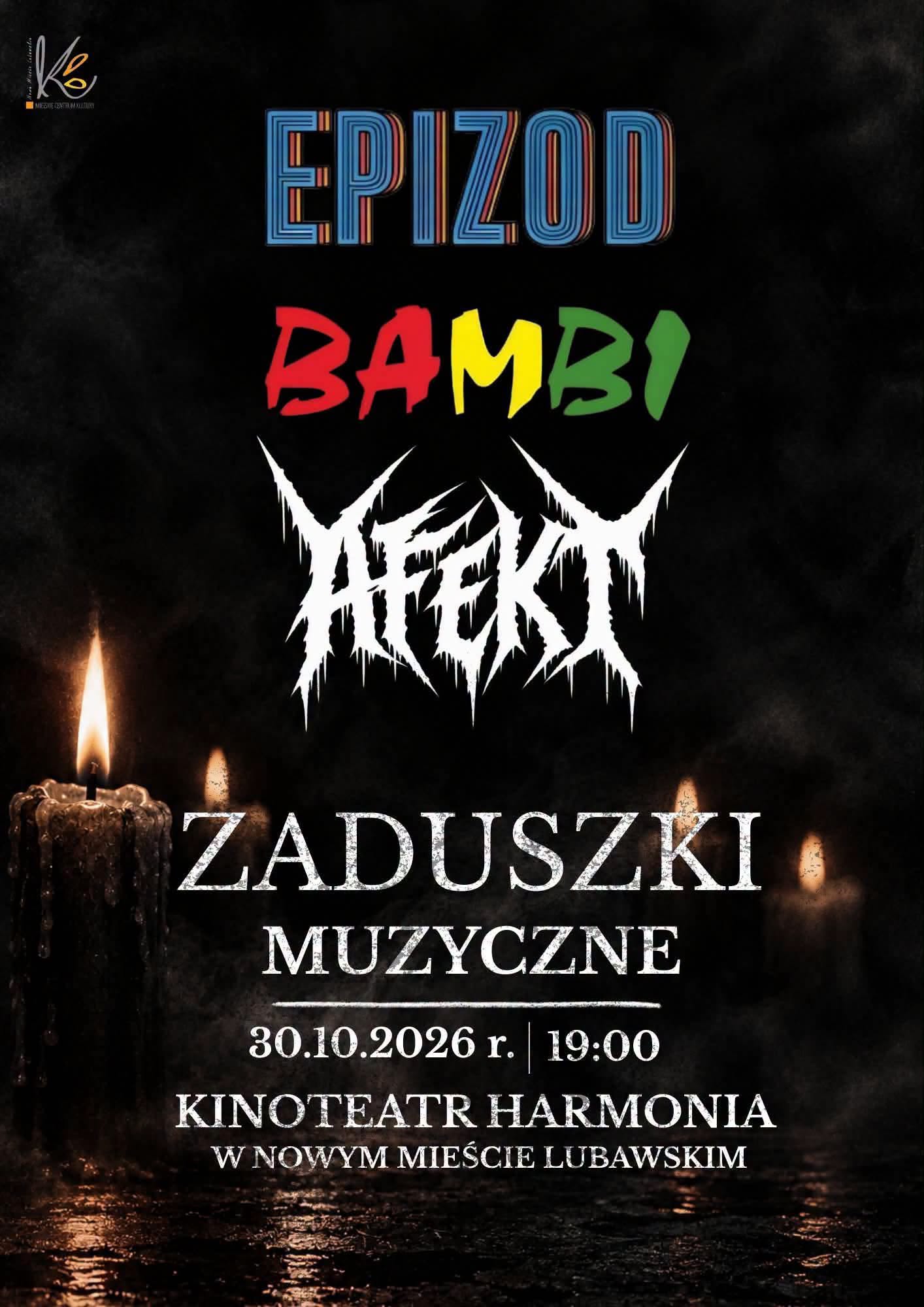 Strong sounds in Cinema Harmonia — concert of EPIZOD, BAMBI and AFEKT bands