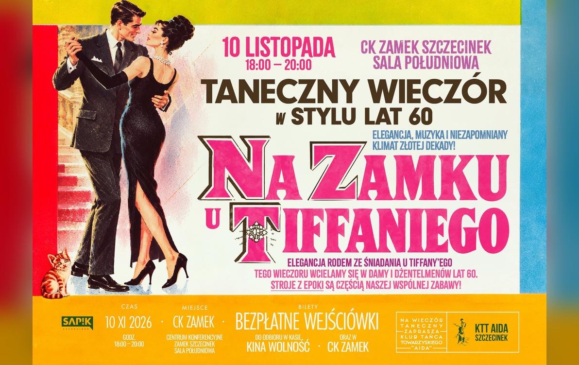 „Na Zamku u Tiffaniego” – potańcówka w stylu lat 60. w Szczecinku