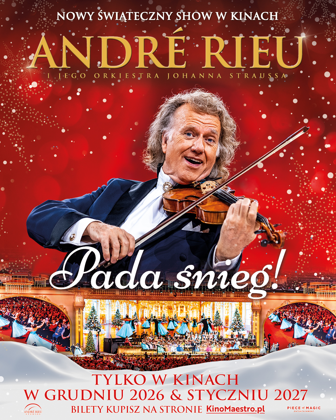 KONCERT ZIMOWY ANDRÉ RIEU. PADA ŚNIEG