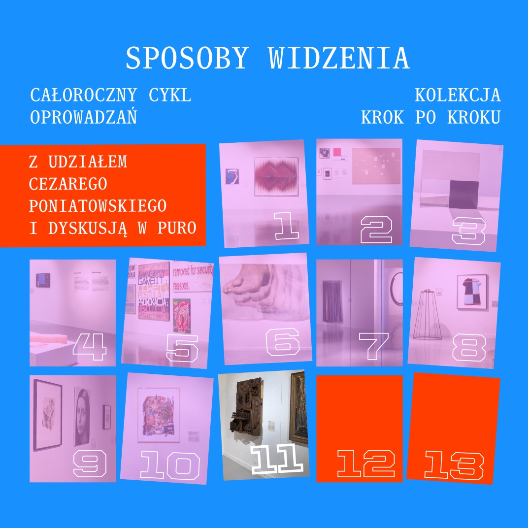 Kolekcja krok po kroku. Całoroczny cykl oprowadzań przez „Sposoby widzenia”. Spotkanie z audiodeskrypcją na żywo.