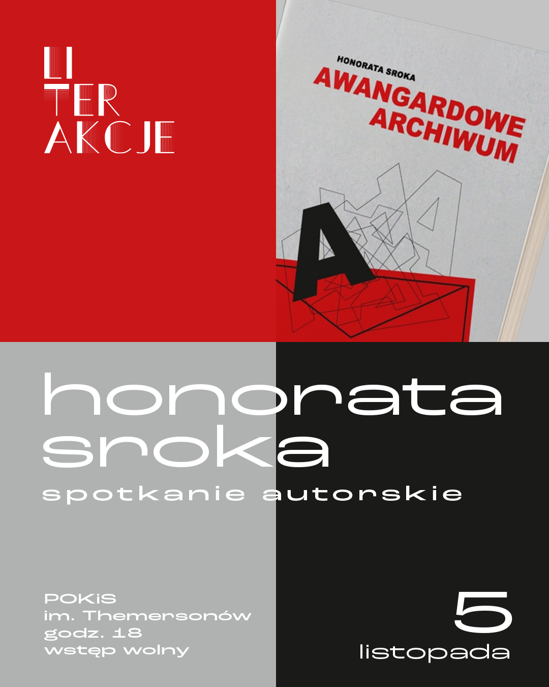 Literakcje z Honoratą Sroką