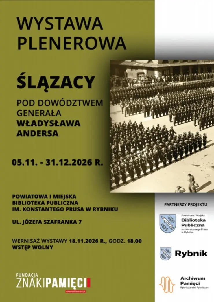 Wernisaż wystawy „Ślązacy pod dowództwem gen. W. Andersa w 80 rocznicę zdobycia Bolonii”