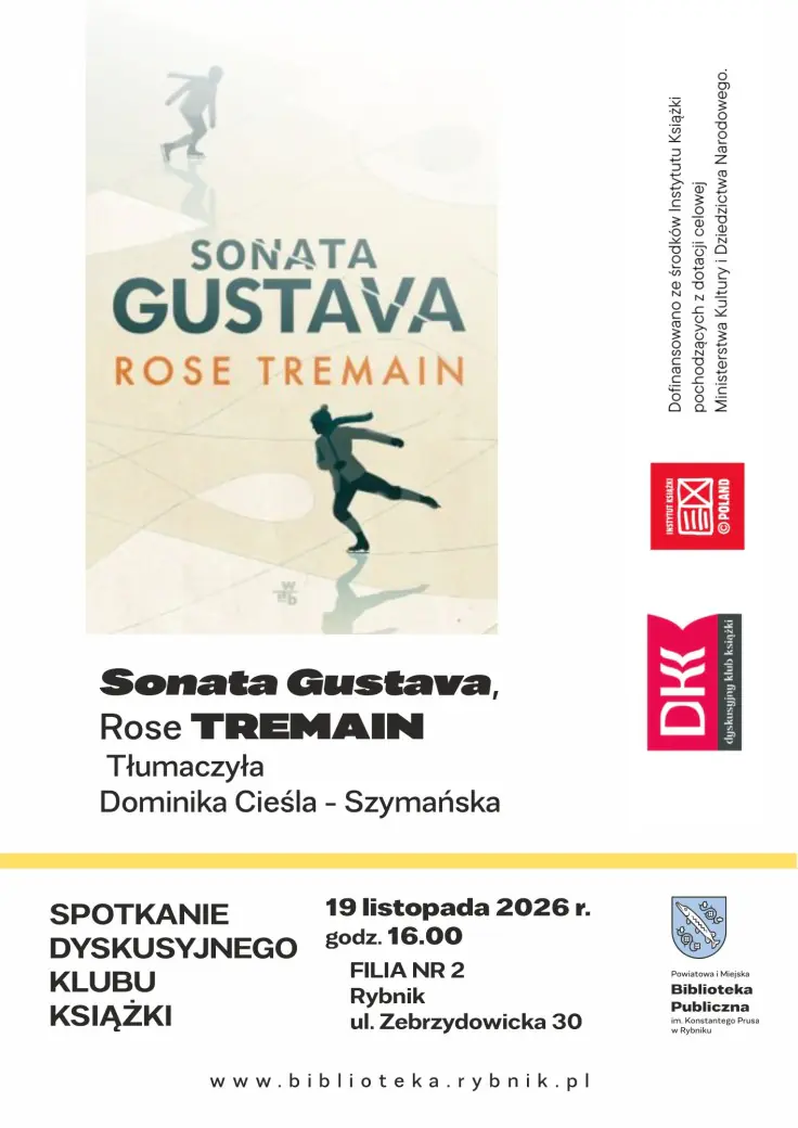DKK w F2 wokół książki „Sonata Gustava” Rose Tremain