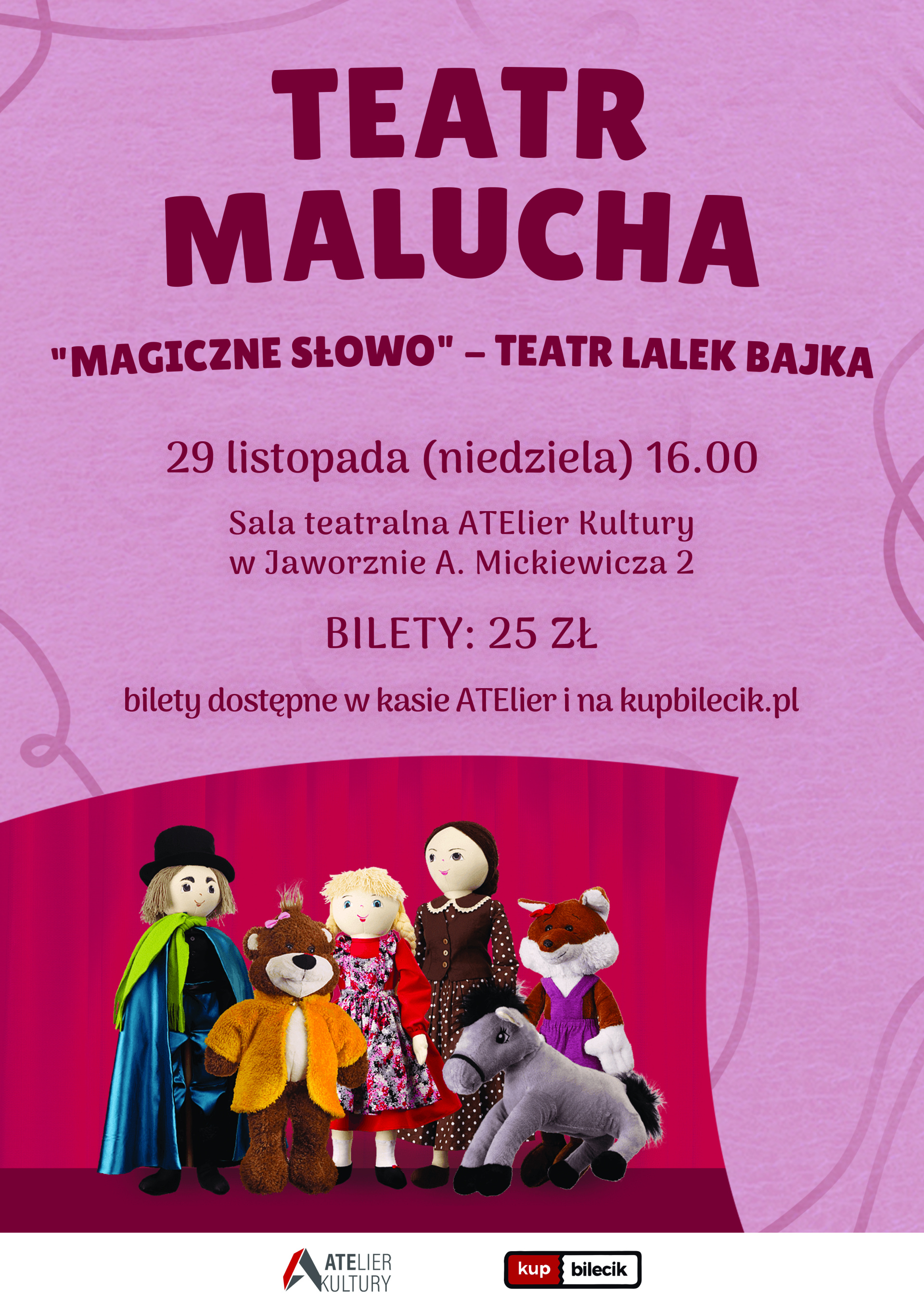 TEATR MALUCHA - "Magiczne słowo" - Teatr Lalek Bajka