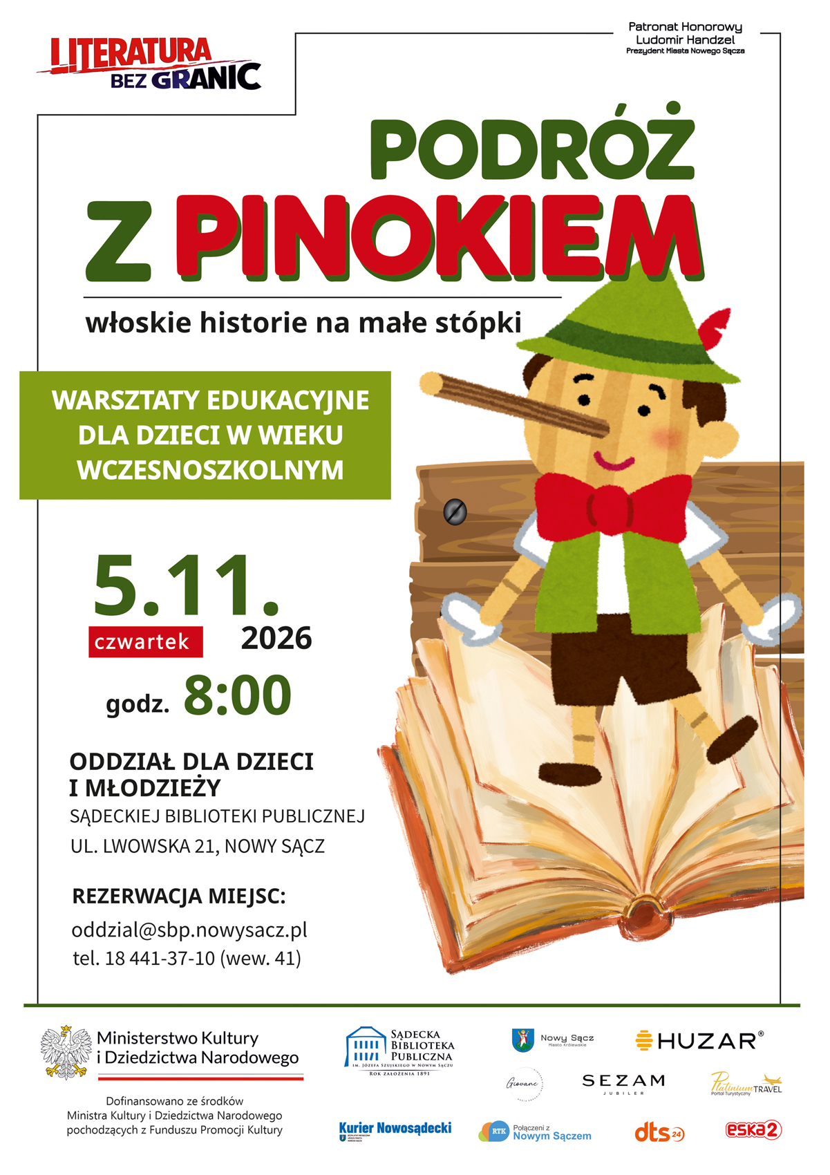 Podróż z Pinokiem – włoskie historie na małe stópki