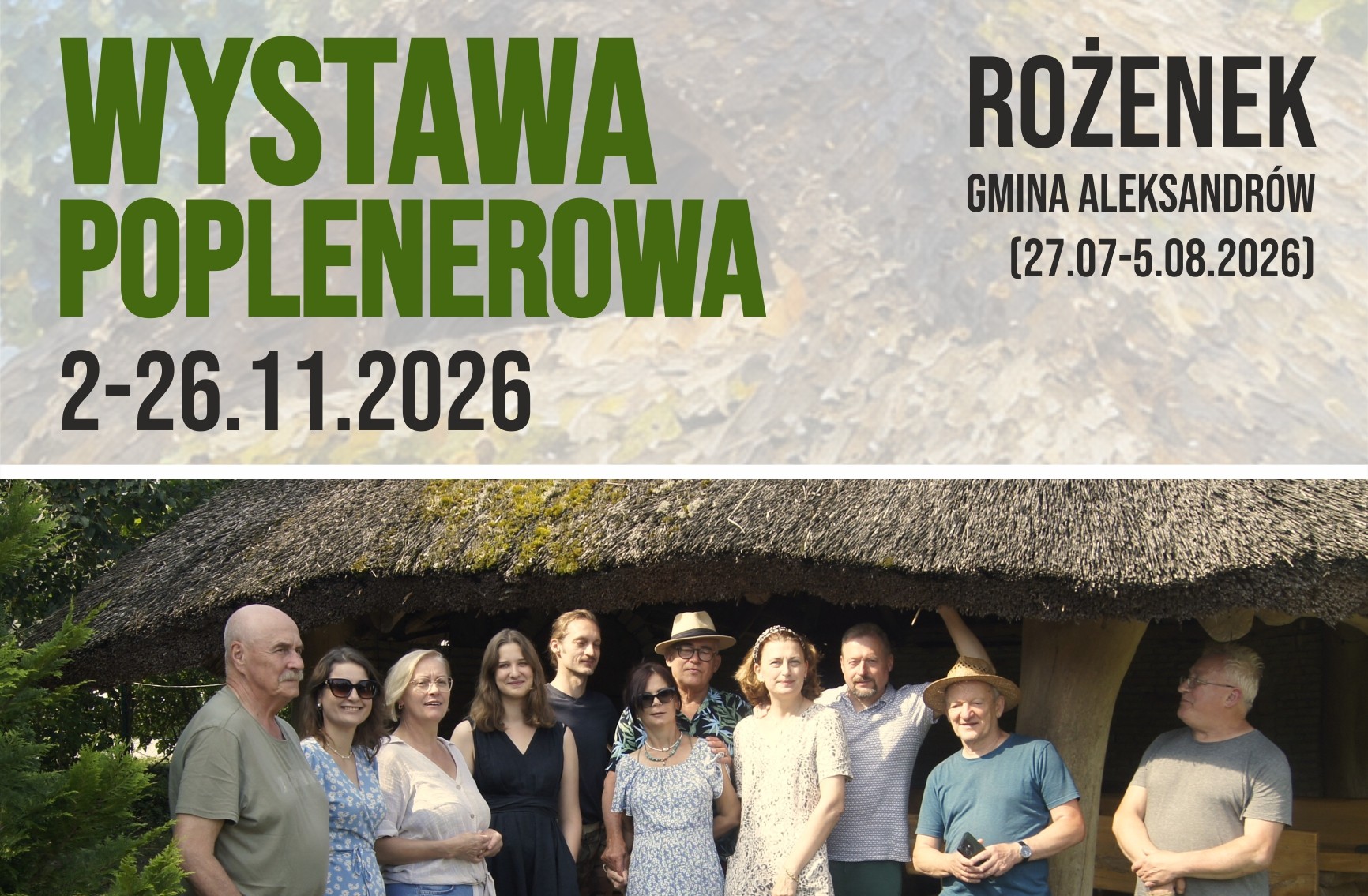 Otwarcie wystawy prac powstałych podczas pleneru artystycznego w Rożenku