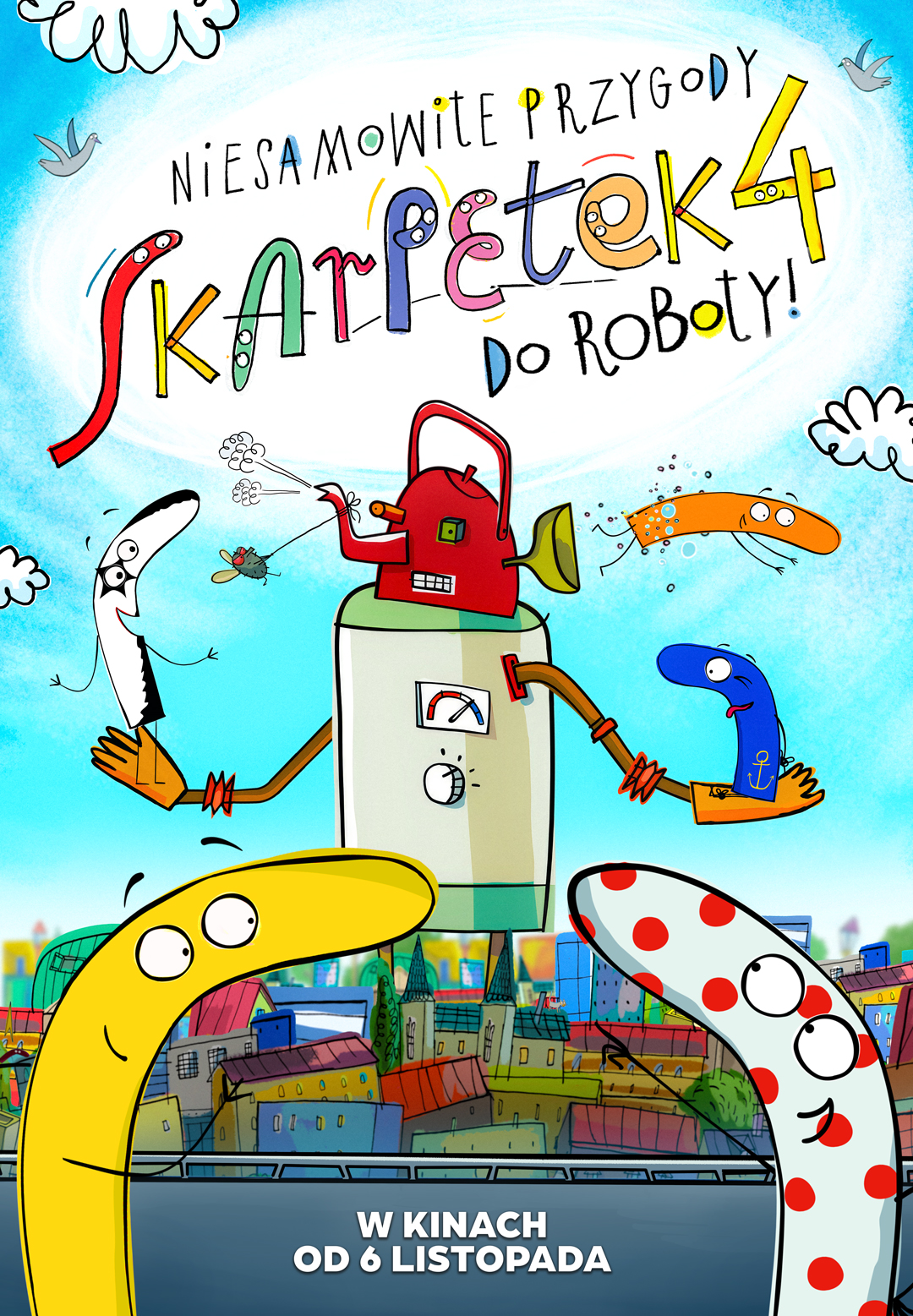NIESAMOWITE PRZYGODY SKARPETEK 4. DO ROBOTY!